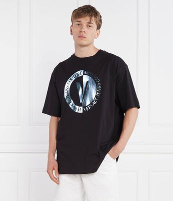 T-shirt męski wiosenny Versace Jeans Couture ze sklepu: Gomez Fashion Store w kategorii: T-shirty męskie - zdjęcie 874714-BD9-10338_VR235M000019899