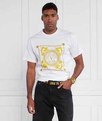 T-shirt męski Versace Jeans Couture ze sklepu: Gomez Fashion Store w kategorii: T-shirty męskie - zdjęcie 874714-BD9-10338_VR235M000020A10