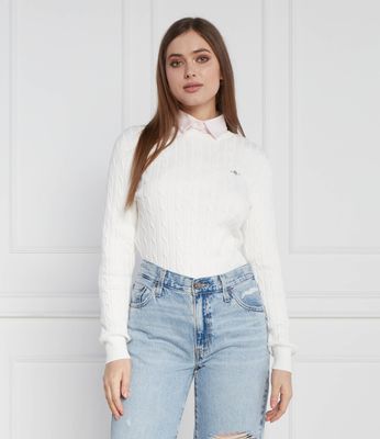 Sweter damski casual Gant ze sklepu: Gomez Fashion Store w kategorii: Swetry damskie - zdjęcie 874714-BD9-10338_GA234W000013113