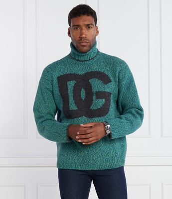 Sweter męski młodzieżowy Dolce & Gabbana ze sklepu: Gomez Fashion Store w kategorii: Swetry męskie - zdjęcie 874714-BD9-10338_DG234M000012127