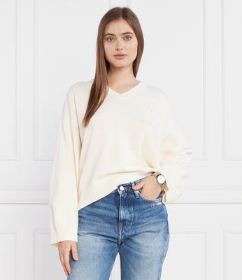 Armani Exchange - Sweter damski casual ze sklepu: Gomez Fashion Store w kategorii: Swetry damskie - zdjęcie 874714-BD9-10338_AX235W000028C83
