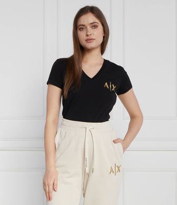Bluzka damska casual Armani Exchange ze sklepu: Gomez Fashion Store w kategorii: Bluzki damskie - zdjęcie 874714-BD9-10338_AX235W000099102