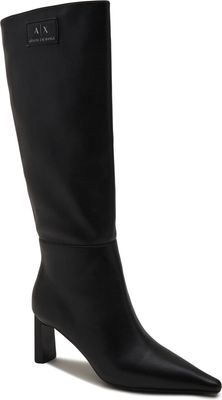 Armani Exchange - Kozaki damskie na zimę ze sklepu: Gomez Fashion Store w kategorii: Kozaki damskie - zdjęcie 874714-BD9-10338_AX235W000106296