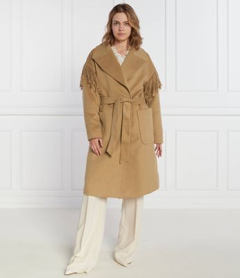 Twinset U&B - Płaszcz damski jesienny ze sklepu: Gomez Fashion Store w kategorii: Płaszcze damskie - zdjęcie 874714-BD9-10338_TB234W000003081