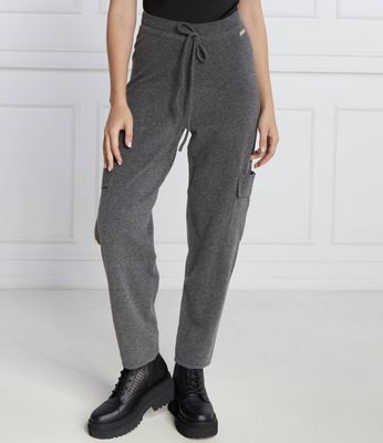 Spodnie damskie casual Twinset U&B ze sklepu: Gomez Fashion Store w kategorii: Spodnie damskie - zdjęcie 874714-BD9-10338_TB234W000015083