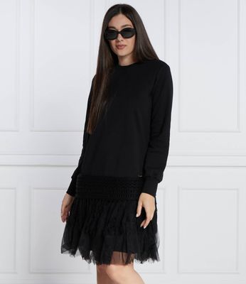 Sukienka casual Twinset U&B ze sklepu: Gomez Fashion Store w kategorii: Sukienki - zdjęcie 874714-BD9-10338_TB234W000019006