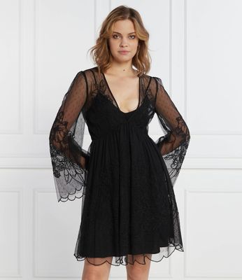 Sukienka jesienna Twinset ze sklepu: Gomez Fashion Store w kategorii: Sukienki - zdjęcie 874714-BD9-10338_TS234W000022842