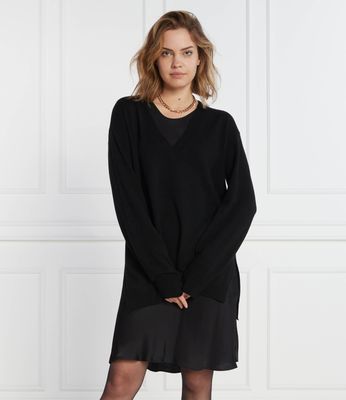 Twinset - Sukienka jesienna ze sklepu: Gomez Fashion Store w kategorii: Sukienki - zdjęcie 874714-BD9-10338_TS234W000047842
