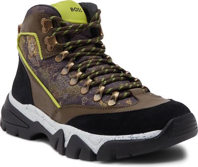 Buty trekkingowe męskie zimowe BOSS BLACK ze sklepu: Gomez Fashion Store w kategorii: Buty trekkingowe męskie - zdjęcie 874714-BD9-10338_BB235M000112343