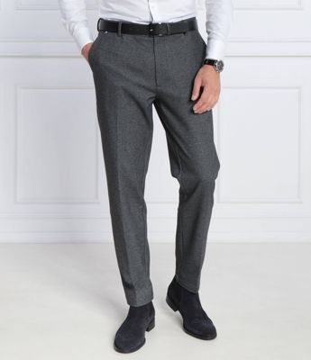Spodnie męskie na jesień eleganckie BOSS BLACK ze sklepu: Gomez Fashion Store w kategorii: Spodnie męskie - zdjęcie 874714-BD9-10338_BB235M000142029