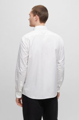 Koszula męska z klasycznym kołnierzykiem elegancka BOSS BLACK ze sklepu: Gomez Fashion Store w kategorii: Koszule męskie - zdjęcie 874714-BD9-10338_BB235M000165100