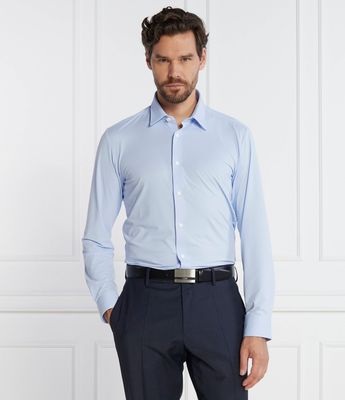 Koszula męska wiosenna BOSS BLACK ze sklepu: Gomez Fashion Store w kategorii: Koszule męskie - zdjęcie 874714-BD9-10338_BB235M000166450