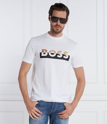 T-shirt męski młodzieżowy BOSS BLACK ze sklepu: Gomez Fashion Store w kategorii: T-shirty męskie - zdjęcie 874714-BD9-10338_BB235M000237100
