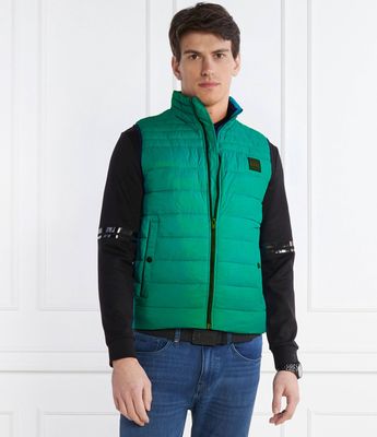 Kamizelka męska casualowa BOSS ORANGE ze sklepu: Gomez Fashion Store w kategorii: Kamizelki męskie - zdjęcie 874714-BD9-10338_BO235M000033305