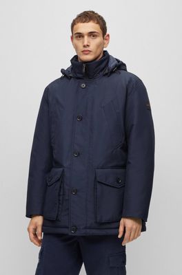 Kurtka męska casual BOSS ORANGE ze sklepu: Gomez Fashion Store w kategorii: Kurtki męskie - zdjęcie 874714-BD9-10338_BO235M000042404