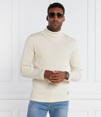 Sweter męski casual BOSS ORANGE ze sklepu: Gomez Fashion Store w kategorii: Swetry męskie - zdjęcie 874714-BD9-10338_BO235M000064277
