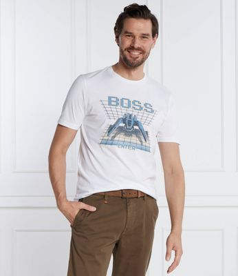 T-shirt męski młodzieżowy BOSS ORANGE ze sklepu: Gomez Fashion Store w kategorii: T-shirty męskie - zdjęcie 874714-BD9-10338_BO235M000074101