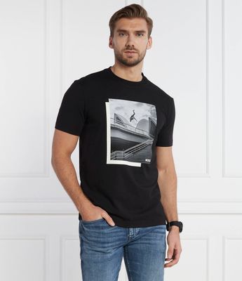 T-shirt męski BOSS GREEN ze sklepu: Gomez Fashion Store w kategorii: T-shirty męskie - zdjęcie 874714-BD9-10338_BG235M000073001