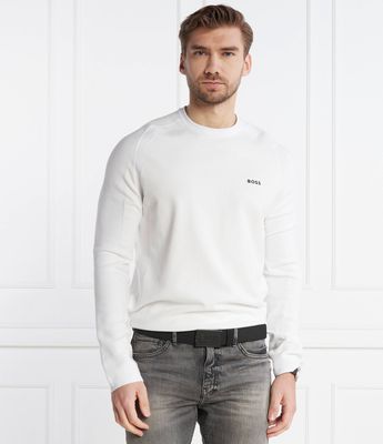 Sweter męski casual BOSS GREEN ze sklepu: Gomez Fashion Store w kategorii: Swetry męskie - zdjęcie 874714-BD9-10338_BG235M000076100