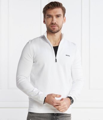 Sweter męski na wiosnę BOSS GREEN ze sklepu: Gomez Fashion Store w kategorii: Swetry męskie - zdjęcie 874714-BD9-10338_BG235M000077100