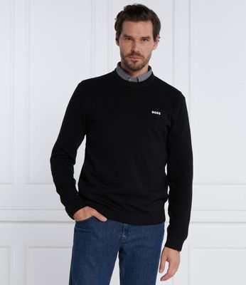 Sweter męski casualowy BOSS GREEN ze sklepu: Gomez Fashion Store w kategorii: Swetry męskie - zdjęcie 874714-BD9-10338_BG235M000083001
