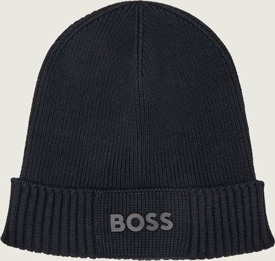 Czapka zimowa męska BOSS GREEN ze sklepu: Gomez Fashion Store w kategorii: Czapki zimowe męskie - zdjęcie 874714-BD9-10338_BG235M000092001