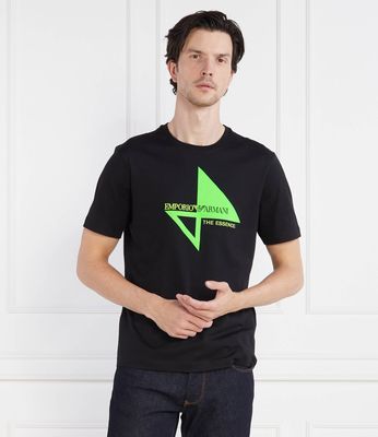 Emporio Armani - T-shirt męski młodzieżowy ze sklepu: Gomez Fashion Store w kategorii: T-shirty męskie - zdjęcie 874714-BD9-10338_EA235M000055996