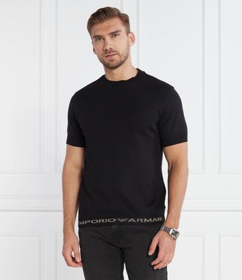 T-shirt męski na wiosnę Emporio Armani ze sklepu: Gomez Fashion Store w kategorii: T-shirty męskie - zdjęcie 874714-BD9-10338_EA235M000072L27
