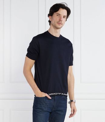T-shirt męski Emporio Armani ze sklepu: Gomez Fashion Store w kategorii: T-shirty męskie - zdjęcie 874714-BD9-10338_EA235M000072906