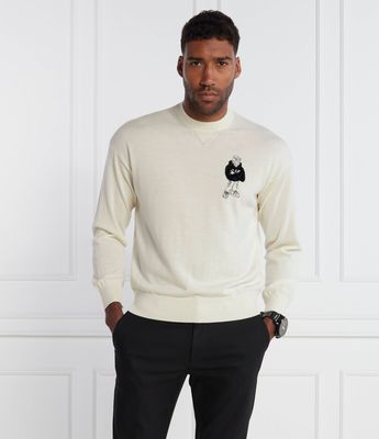 Emporio Armani - Sweter męski na zimę ze sklepu: Gomez Fashion Store w kategorii: Swetry męskie - zdjęcie 874714-BD9-10338_EA235M000094128