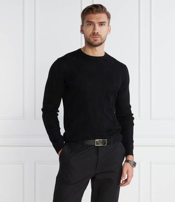 Sweter męski na wiosnę Emporio Armani ze sklepu: Gomez Fashion Store w kategorii: Swetry męskie - zdjęcie 874714-BD9-10338_EA235M000097996