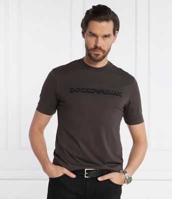 T-shirt męski na wiosnę Emporio Armani ze sklepu: Gomez Fashion Store w kategorii: T-shirty męskie - zdjęcie 874714-BD9-10338_EA235M000104L59