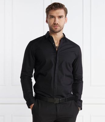 Koszula męska z klasycznym kołnierzykiem HUGO ze sklepu: Gomez Fashion Store w kategorii: Koszule męskie - zdjęcie 874714-BD9-10338_BU235M000129001