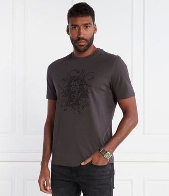 T-shirt męski HUGO ze sklepu: Gomez Fashion Store w kategorii: T-shirty męskie - zdjęcie 874714-BD9-10338_BU235M000242023
