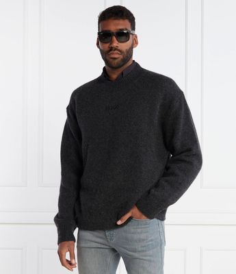 Sweter męski na zimę HUGO ze sklepu: Gomez Fashion Store w kategorii: Swetry męskie - zdjęcie 874714-BD9-10338_BU235M000270023