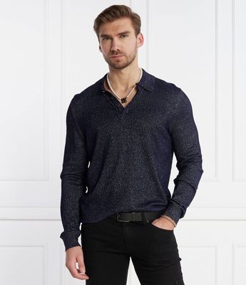 Sweter męski na wiosnę HUGO ze sklepu: Gomez Fashion Store w kategorii: Swetry męskie - zdjęcie 874714-BD9-10338_BU235M000274412
