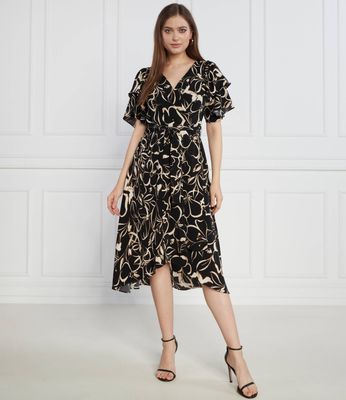 DKNY - Sukienka trapezowa ze sklepu: Gomez Fashion Store w kategorii: Sukienki - zdjęcie 874714-BD9-10338_DK234W000006407