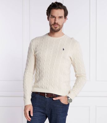 Sweter męski na zimę Polo Ralph Lauren ze sklepu: Gomez Fashion Store w kategorii: Swetry męskie - zdjęcie 874714-BD9-10338_PR235M000019PM2