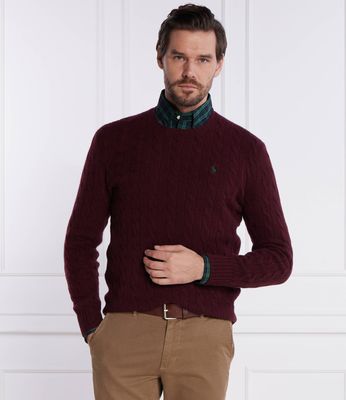 Sweter męski na zimę casual Polo Ralph Lauren ze sklepu: Gomez Fashion Store w kategorii: Swetry męskie - zdjęcie 874714-BD9-10338_PR235M000019PM3