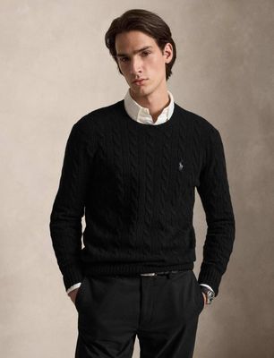 Sweter męski na zimę Polo Ralph Lauren ze sklepu: Gomez Fashion Store w kategorii: Swetry męskie - zdjęcie 874714-BD9-10338_PR235M000019B74