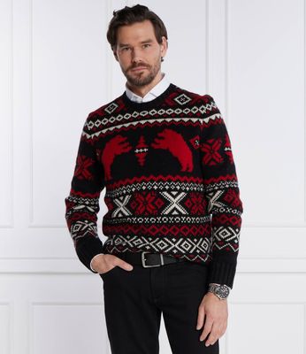Polo Ralph Lauren - Sweter męski w stylu młodzieżowym ze sklepu: Gomez Fashion Store w kategorii: Swetry męskie - zdjęcie 874714-BD9-10338_PR235M000169OZ2