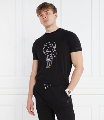 T-shirt męski Karl Lagerfeld ze sklepu: Gomez Fashion Store w kategorii: T-shirty męskie - zdjęcie 874714-BD9-10338_KL234M000028990