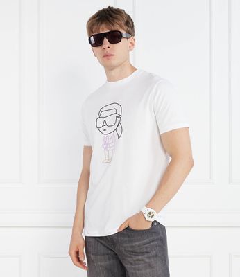 T-shirt męski wiosenny Karl Lagerfeld ze sklepu: Gomez Fashion Store w kategorii: T-shirty męskie - zdjęcie 874714-BD9-10338_KL234M000028007