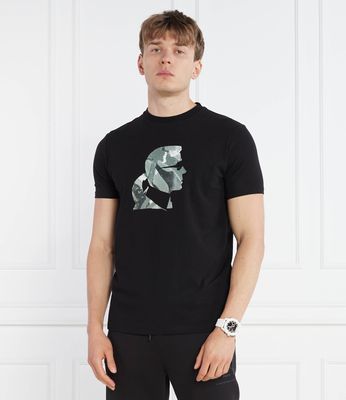 T-shirt męski w stylu młodzieżowym Karl Lagerfeld ze sklepu: Gomez Fashion Store w kategorii: T-shirty męskie - zdjęcie 874714-BD9-10338_KL234M000031991