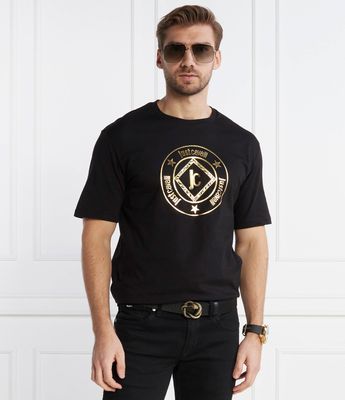 T-shirt męski młodzieżowy Just Cavalli ze sklepu: Gomez Fashion Store w kategorii: T-shirty męskie - zdjęcie 874714-BD9-10338_CA235M000061899