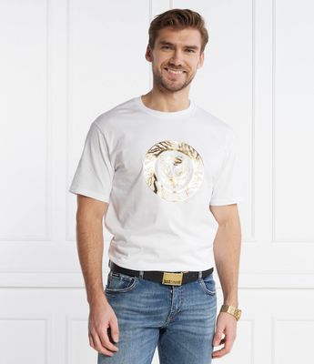 T-shirt męski na wiosnę Just Cavalli ze sklepu: Gomez Fashion Store w kategorii: T-shirty męskie - zdjęcie 874714-BD9-10338_CA235M000065008