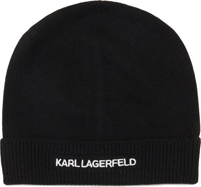 Karl Lagerfeld - Czapka zimowa damska ze sklepu: Gomez Fashion Store w kategorii: Czapki zimowe damskie - zdjęcie 874714-BD9-10338_KL234W000081087