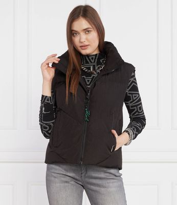 Kamizelka damska Karl Lagerfeld ze sklepu: Gomez Fashion Store w kategorii: Kamizelki damskie - zdjęcie 874714-BD9-10338_KL234W000115666