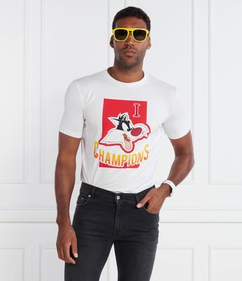 Iceberg - T-shirt męski w stylu młodzieżowym na wiosnę ze sklepu: Gomez Fashion Store w kategorii: T-shirty męskie - zdjęcie 874714-BD9-10338_II235M000016101