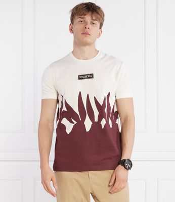 T-shirt męski młodzieżowy na wiosnę Iceberg ze sklepu: Gomez Fashion Store w kategorii: T-shirty męskie - zdjęcie 874714-BD9-10338_II235M000021008